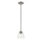 Z-Lite Ashton 1 Light Mini Pendant, Brushed Nickel & Clear 460MP-BN - alternate 1